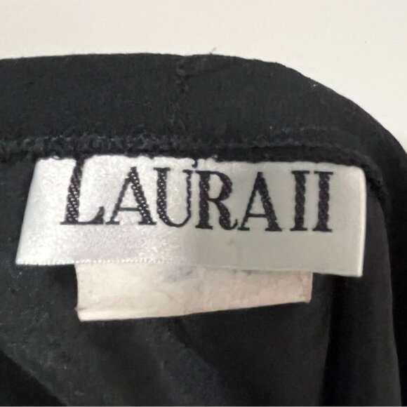 LAURA II Black Maxi Pencil Skirt – Size XL – Made in Canada - Picture 3 of 9